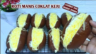 LEMBUT‼️ROTI MANIS COKLAT KEJU LEMBUT DAN EMPUK - DIJAMIN ANTI GAGAL