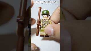 SAVING PRIVATE RYAN - Captain Miller • JA006 - Unofficial LEGO Minifigures  #shorts