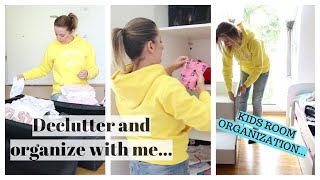 KIDS WARDROBE/DRESSER ORGANIZATION IDEAS || DECLUTTER AND ORGANIZE WITH ME ||