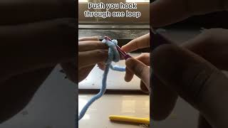 Bite Sized Crochet tutorials Pt.1! Slip knot! #crochet #howtocrochet #beginnerscrochet