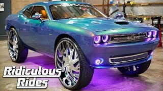 Pimped Dodge Challenger Boasts MASSIVE 34-Inch Rims | RIDICULOUS RIDES