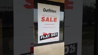 outfitters sale start || flat 50% off #outfitters #malircantt #shopping #sale #shoppinglovers