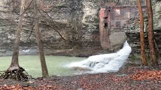 More Ithaca Waterfalls (Wells Falls) #virtualhike #ithaca #waterfall #watersounds