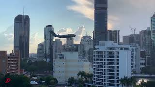 Why This Plane Flying Between Buildings?