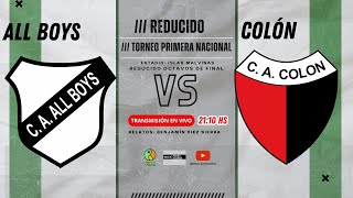 EN VIVO | ALL BOYS  VS  COLON DE SANTA FE  | PRIMERA NACIONAL