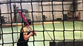 Abby Batting Practice at Hitters Sportsplex