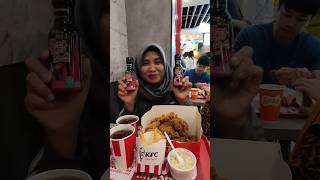 Pedesnya Nampol..‼️Mukbang KFC Pake Saus Samyang