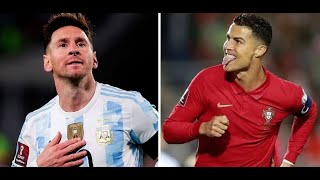 Messi VS Cristiano in worldcup 2022 FINAL | ARG v POR | GOAT vs GOAT