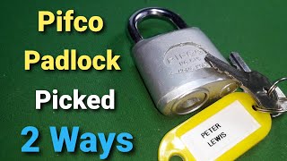 (338) Lock Picking a Pifco Padlock 2 Ways.