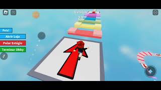 Joguei parkour no "ROBLOX" e olha oq acon...