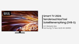 Samsung Smart TV 2024: Sendersuchlauf bei Satellitenempfang (DVB-S)