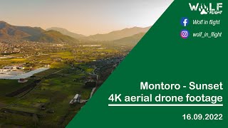 MONTORO - SUNSET - 4K aerial drone footage