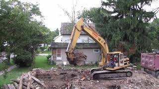 Tearing down the neighbors house ludicrous speed.