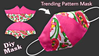 Very Easy New Trending Pattern Cute Mask - Face Mask Sewing Tutorial - Diy Cloth Face Mask