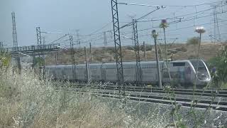 TGV OUIGO S-108 haciendo pruebas del LZB en la LAV Madrid-Sevilla por Parla