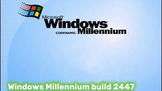 Windows Millennium beta 2 refresh build 2447