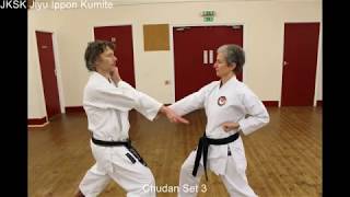 JKSK Jiyu Ippon Kumite Chudan Set 3