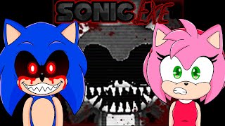 Sonic plays Sonic.EXE in ROBLOX with Amy!