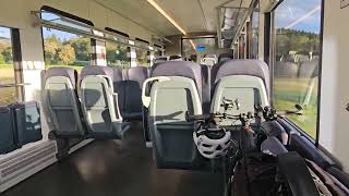 유럽 알프스산맥 자전거 횡단여행_슬로베니아 기차 내부 풍경(Inside View of Train)