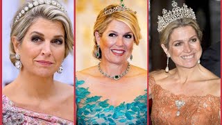 Queen Maxima Regal royal Tiaras Collection  #royally