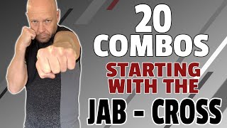 Boxing workout - 20 combos that starts with the JAB-CROSS