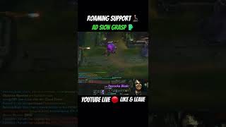 Roaming support 👩🏼‍🦼‍➡️ destroying lives #leagueoflegends #leagueoflegendsclips