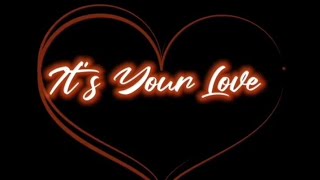 Black screen lyrical whatsapp status telugu...|| It's Your Love||❤️😍