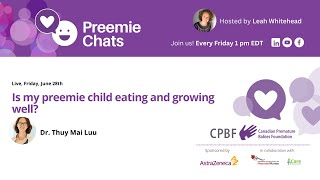 LIVE - Preemie Chats - Preemie Growth