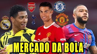 FUTURO DO CR7,Depay NO  UNT, Rabiot na mira DE GIGANTES ,Bellingham NO REAL MADRID? MERCADO DA BOLA