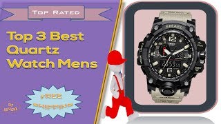 Top 3 Best Quartz Watch Mens Review | Quartz Watch Water Resistant