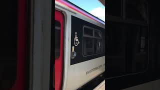 Transport for Wales 150213 departs Abergavenny Railway Station 13/4/2023 #station #railway #shorts