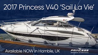 2017 Princess V40 'Sail La Vie' (NOT CURRENTLY AVAILABLE)