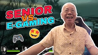 Senior Tries: A 77-year-old Tries E-gaming And Takes On Zombies