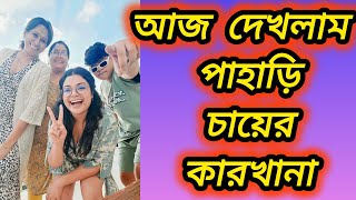 আজ দেখলাম পাহাড়ি চায়ের কারখানা।। piyalirdin @msfamily2580 @probaseghorkonna2712