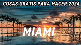 5 COSAS que puedes hacer totalmente GRATIS en MIAMI☀️🇺🇲