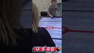 AIR HOCKEY Skill & Quick Hands Fun Tabletop Arcade Game #shorts#trending #airhockey #hockey #game