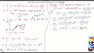 V20:  Derivative by limit 6