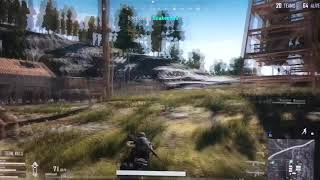 PUBG. Helping the squad to get in the circle.