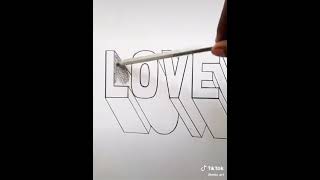 In Pencil They Are Drawn 3D Love Drawing And Shading | CLICK CLOCK MUSIC INDIA