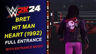 Bret hit man WWE 2K24 ENTRANCE - #WWE2K24 Bret hit man ENTRANCE THEME | WWE 2K24 all entrances