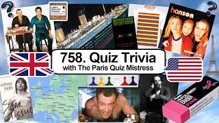 758. Pub Quiz Trivia with Sarah The Paris Quiz Mistress