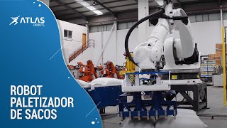 El mejor robot para paletizar sacos de legumbres automáticamente