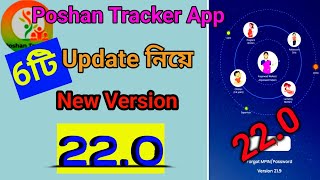 Poshan Tracker App এর 6 টি নতুন Update. Version 22.0 ।