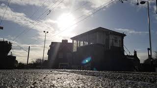 LNER 91129 passes Chathill 29/10/2019