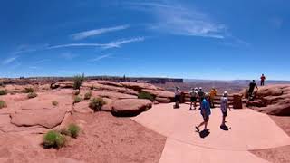 Canyonlands NP - Green River Overlook, Grand View Point and Mesa Arch in 360 Vr (4k)