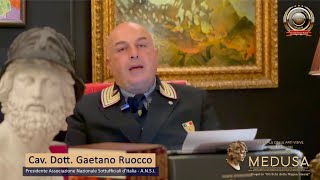 ACC. ITALIA IN ARTE NEL MONDO ASS. CULT.  PRESENTAZIONE PREMIO "MEDUSA" 23 CAV. DOTT. GAETANO RUOCCO