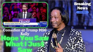 Katt Williams React to Comedian Remarks on Puerto Rico at Trump Madison Square Garden Rally