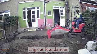 Week 2 Time-Lapse of Extension Project | S & M Solutions LTD