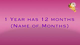 Name of Months #kidslearning