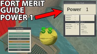 Power 1 Fort Merit Guide | Deepwoken